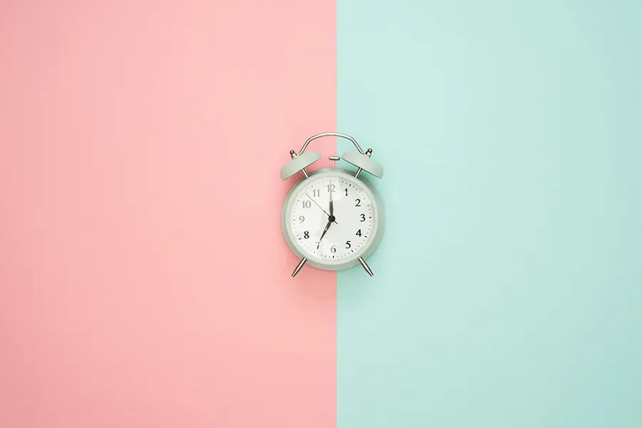pink mint background mint clock